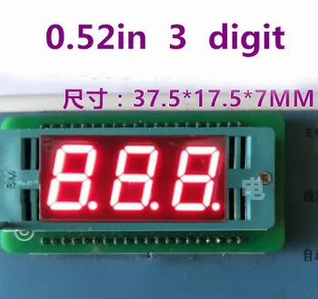 

0.52 inch RED 3 digit LED Display Module 0.52"in DIP digital tube 7 Segment 3 Digital LED Display COMMON anode cathode