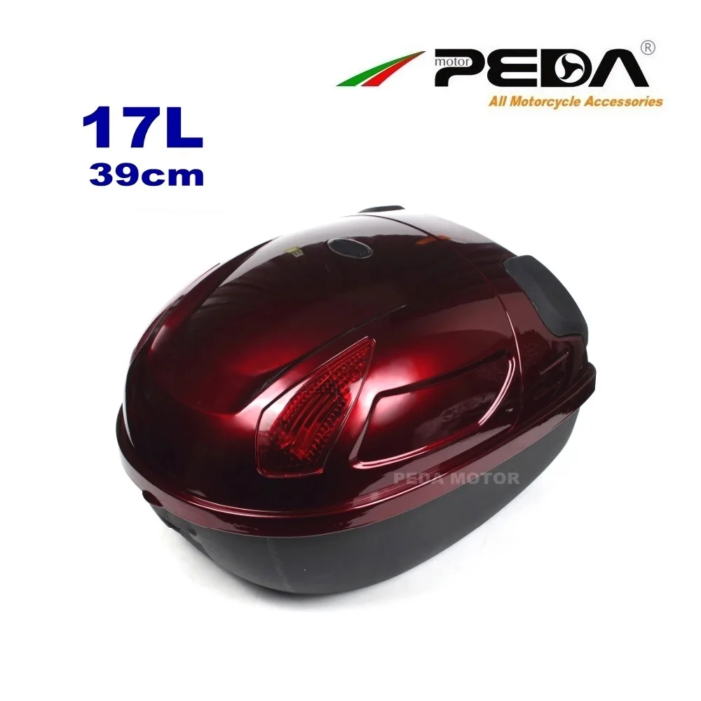 2018 Scooter Trunk PEDA e Bike Box luggage Electric Motorcycle Top Case 17L Tail Box Luggage RED Baul Motocicleta Bauletto 2018 Scooter Trunk PEDA e Bike Box luggage Electric Motorcycle Top Case 17L Tail Box Luggage RED Baul Motocicleta Bauletto