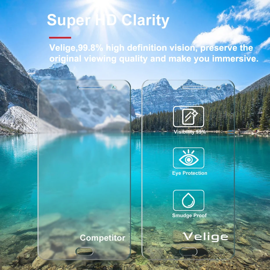 Velige 2.5D Tempered Glass for Meizu MX5 MX 5 Screen Protector 0.3mm 9H Hardness Guard Glass Film (6)