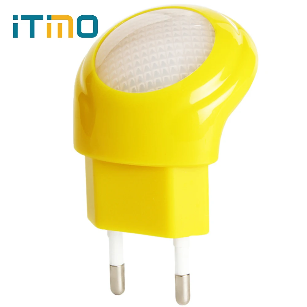 

iTimo Mini LED 0.7W Night Light Control Auto Sensor Baby Bedroom Lamp White EU Plug