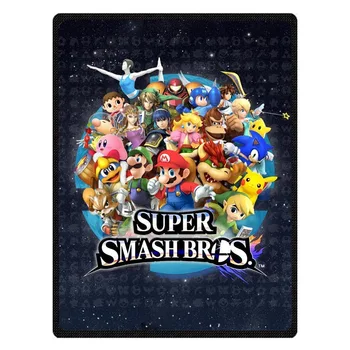 

Custom Photo Blanket Flannel Fleece Fabric Blanket Super Smash Bros Sofa Bed Throw Blanket Kid Adult Warm Blanket