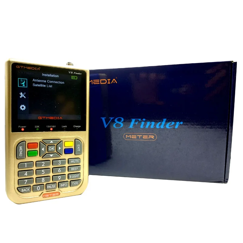 Freesat V8 Finder HD DVB-S2 1080P цифровой спутниковый искатель высокой четкости спутниковый искатель DVB S2 спутниковый измеритель Satfinder GTMEDIA V