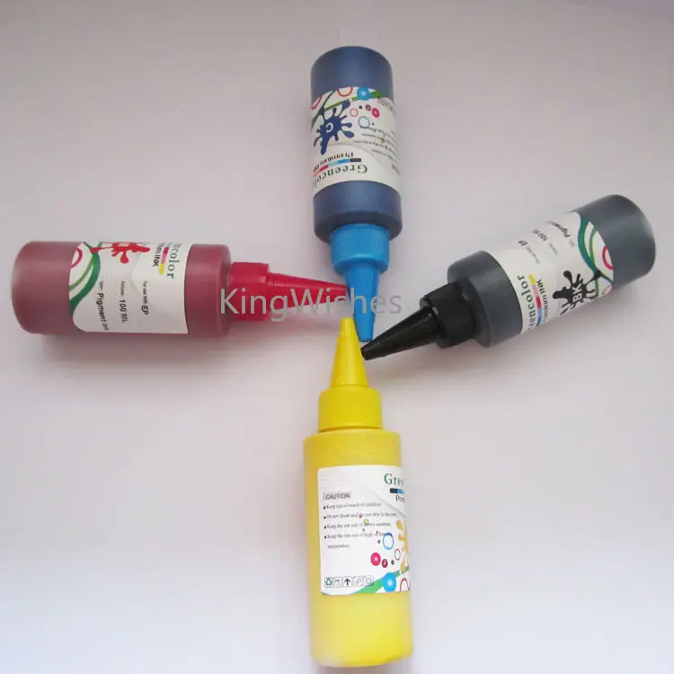 

Free Shipping 4PCS x 100ML T1411-T1414 Pigment Ink For Epson ME32 ME33 ME320 ME330 ME35 ME350 ME340 BK M Y C