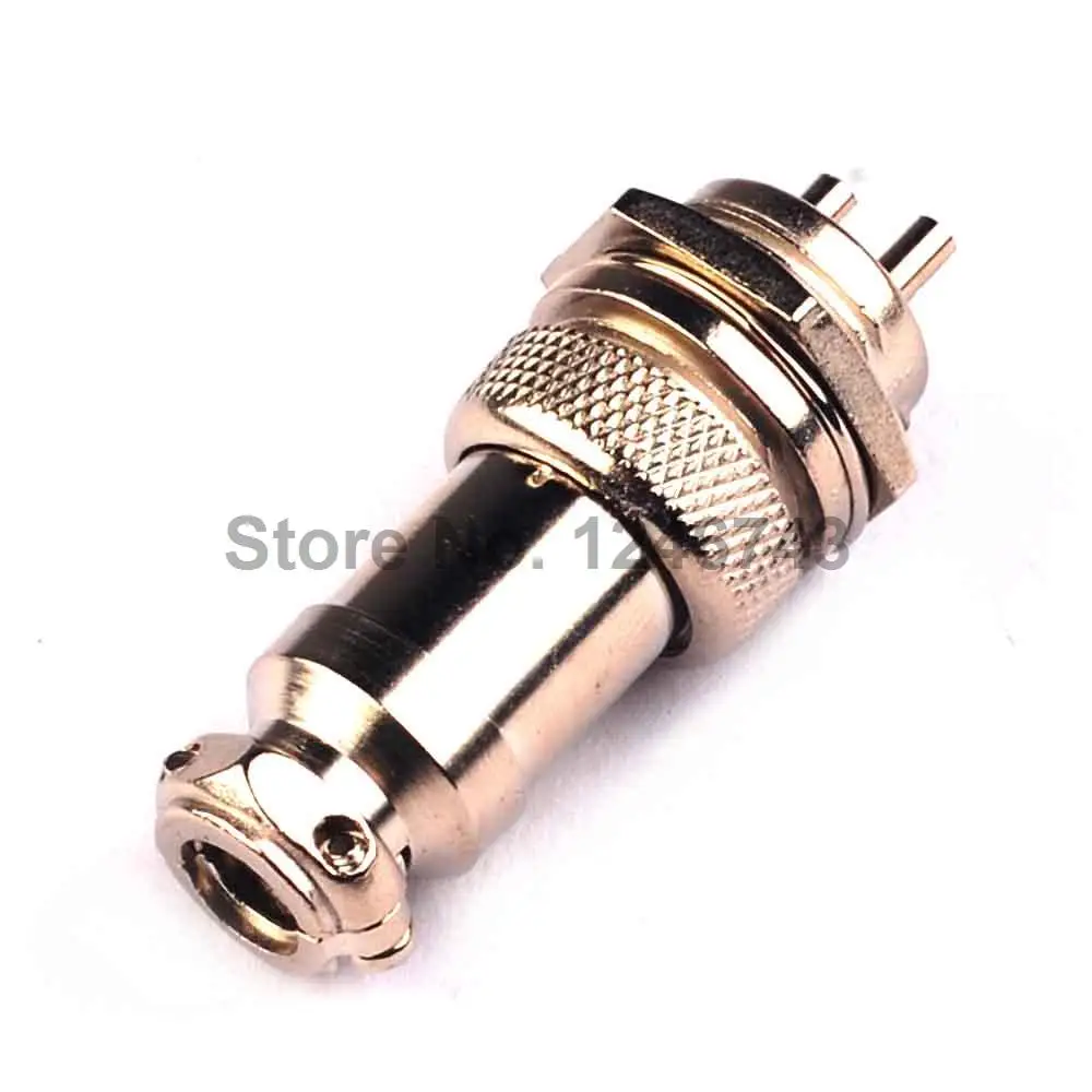 

10PCS 2 Pin Male & Female Diameter 16mm Wire Panel Connector GX16 Circular Connector Socket Plug