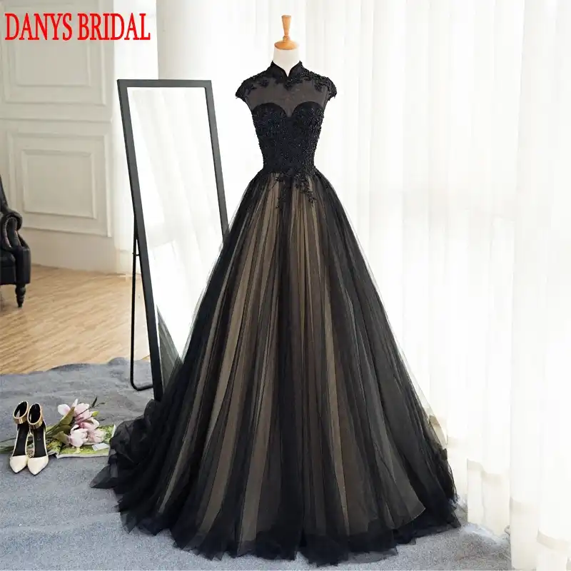 black long dress for party