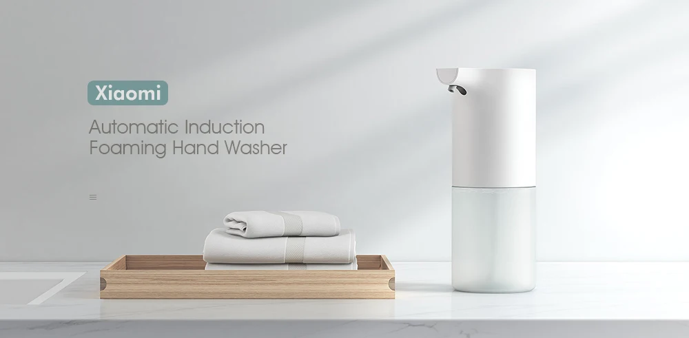 Xiaomi Automatic Induction Sensor Foaming Soap Dispenser Infrared Foaming Hand Washer IPX4 Soap Dispensers For Bathroom/Kitchen