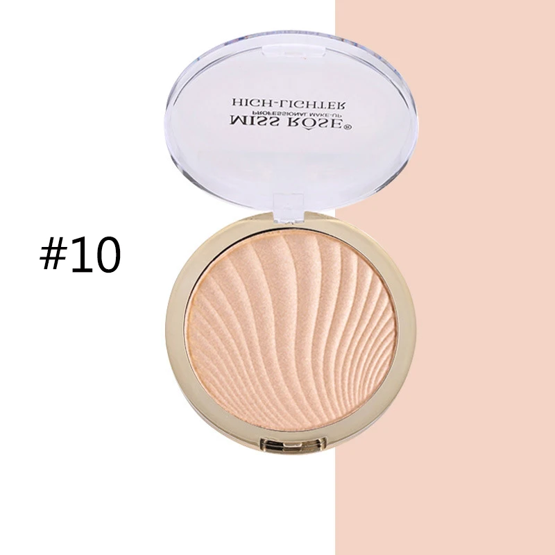 Мерцающий Контур Макияж Highlighter пудра палитра бронзатор пудра для лица Iluminador светящийся набор Countour Maquiagem - Цвет: 10