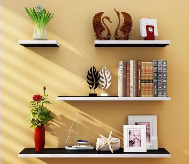 Wall Rack Free Of Hole Creativity Wall Hanging Modern Simple Word