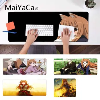 

MaiYaCa Non Slip PC Spice and Wolf Holo Beauty Anime Girls Office Mice Gamer Soft Mouse Pad Laptop Gaming Lockedge Mice Mousepad