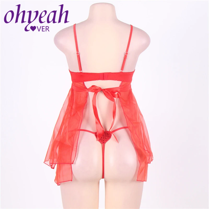 Ohyeahlover Deguisement Femme Ropa Interior Mujer Sex Erotica Red Open Cup Plus Size Babydoll RM70064 Pole Dance Erotic Lingerie Ohyeahlover Deguisement Femme Ropa Interior Mujer Sex Erotica Red Open Cup Plus Size Babydoll RM70064 Pole Dance Erotic Lingerie