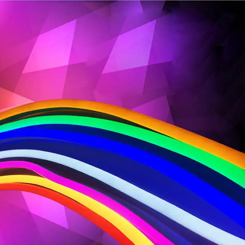 Fanlive 30m Lot Outdoor Led Neon Stripe Strip Rgb Car 12v 120led M Led Neon Stripe Strip Rgb