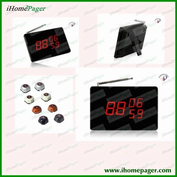 

Hospital wireless nurse call system 10pcs table bell 1 pcs receiver waterproof buzzer portable patient monitor