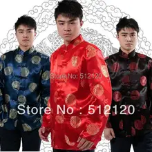 Шанхай история длинный рукав Тан костюм рубашка традиционная китайская мужская куртка для китайского кунг-фу рубашка Мандарин воротник куртка для мужчин