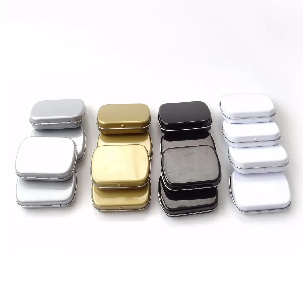 ^Cheap 100pcs 60*47*15mm Mini Tin Box Metal Storage Box Jewelry Case Candy Box Gift Packaging Container Black White Silver ^Cheap 100pcs 60*47*15mm Mini Tin Box Metal Storage Box Jewelry Case Candy Box Gift Packaging Container Black White Silver