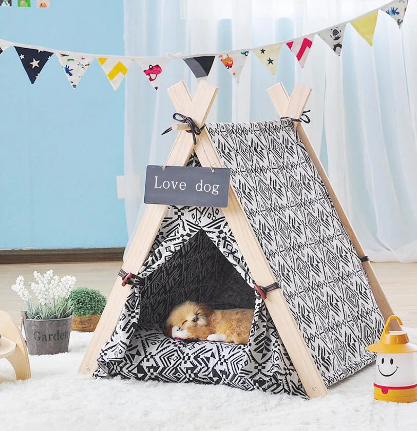 

Dog House Nest With Mat Foldable Pet tent Dog Bed Cat Bed House For Small Medium Dogs Travel Pet Bed Bag Product SE19