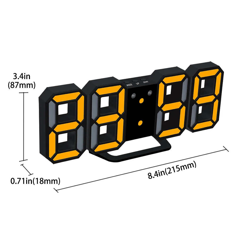 2018 Fashoin Clock Modern Digital LED Table Desk Night Wall Clock Alarm Watch 24 or 12 Hour Display Wall Desk Digital Clock r2 2018 Fashoin Clock Modern Digital LED Table Desk Night Wall Clock Alarm Watch 24 or 12 Hour Display Wall Desk Digital Clock r2