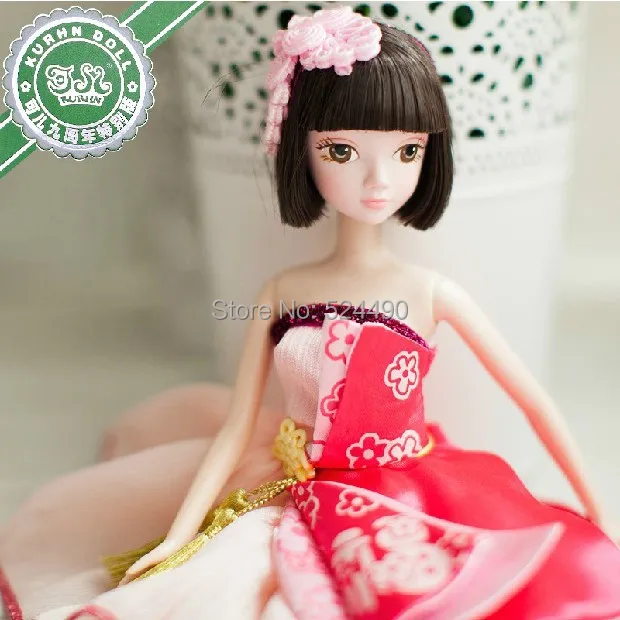 

Legal Copy Genuine Original Kurhn Doll with Great Pink Princess Dress for Barbie Doll Free Shipping Best Gift Doll + Dress Sets