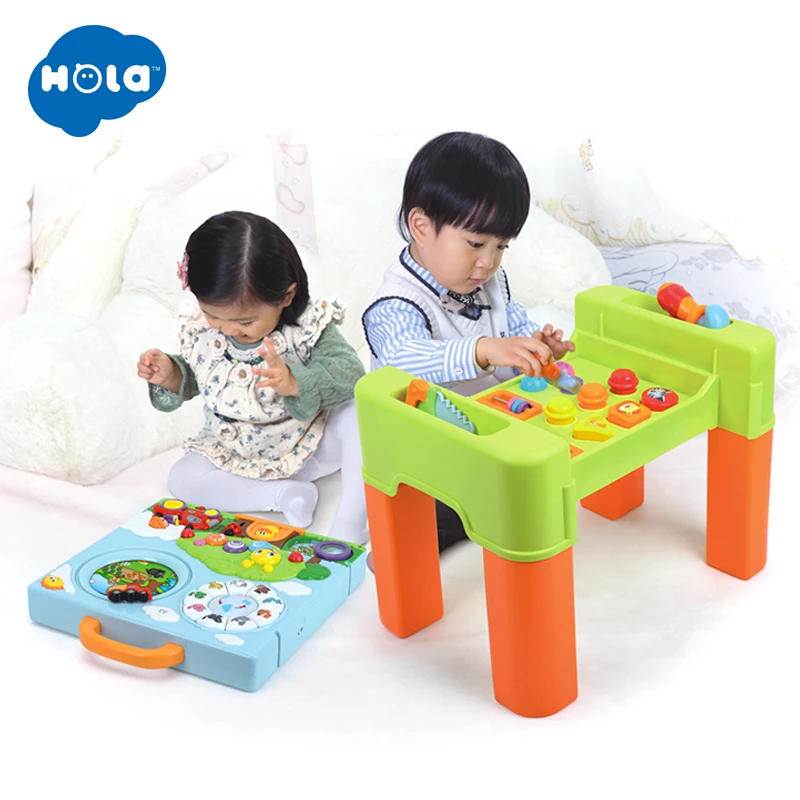 

6 in 1 Changing Function Kids Learning Activity Table With Quiz, Music, Lights, Shapes, Tools and IQ Exploration Game Toys Gifts