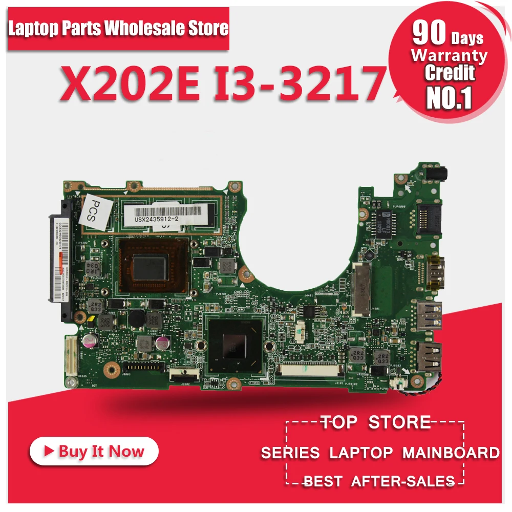 Carte Mère Pour Ordinateur Portable ASUS X202 – Révision 2 – Pièce Détachée Occasion