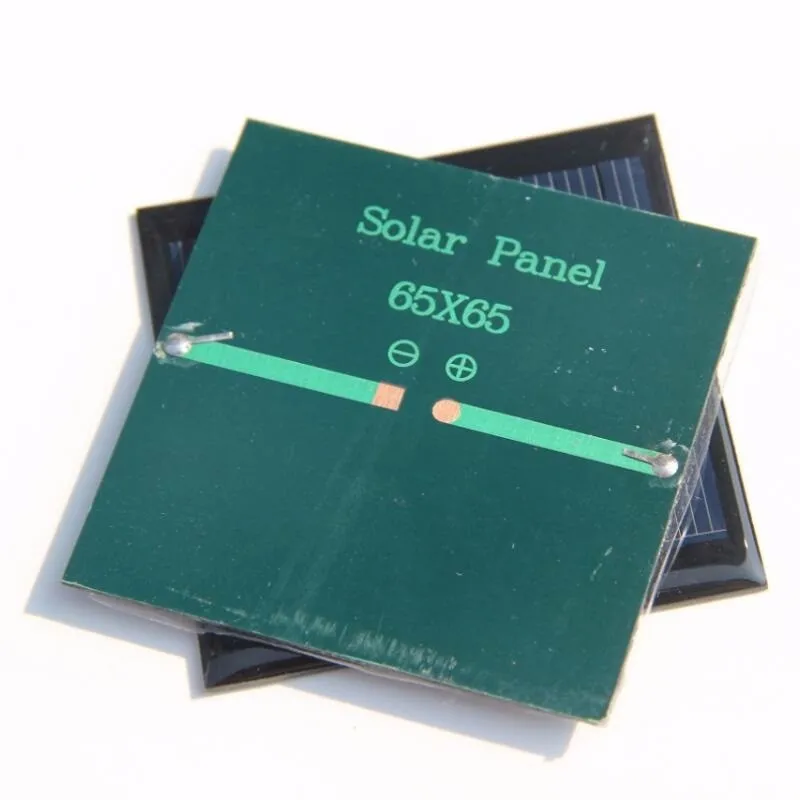 0,6 Вт 5,5 В Поликристаллический солнечный элемент солнечная панель солнечный модуль DIY Солнечное зарядное устройство 65*65*3 мм 500 шт./лот DHL