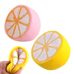 Модная детская одежда взрослых Игрушечные лошадки моделирование половина лимона медленно упругое мягкие мягкими искусственные лимоны