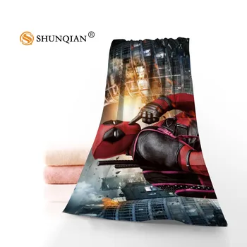 

Custom Deadpool Towel Printed Cotton Face/Bath Towels Microfiber Fabric 35X75cm,70X140cm Shower Towels