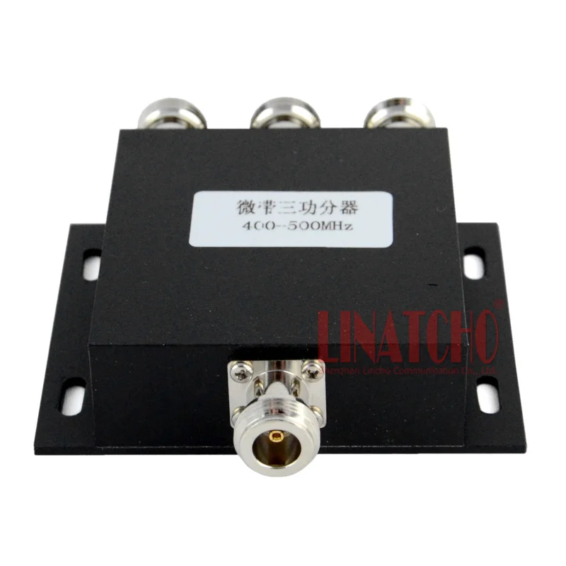 Free shipping 3 Way 450MHz Micro strip Power Splitter 400 500MHz UHF two way radio divider 3