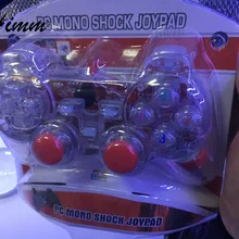 3 цвета Прозрачный LED Проводной USB геймпад ДЖОЙСТИК джойстика игровой контроллер для Android IOS Телефон Умные телевизоры PC