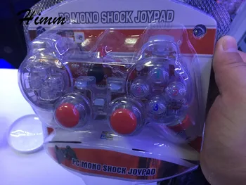 

3 Colors Transparent LED Wired USB Gamepad Joystick Game Controller Joypad For Android IOS Phone Smart TV PC