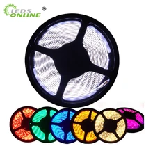 Высокое качество SMD3528 120 светодиодов/м 5 м 12 В постоянного тока водонепроницаемый IP65& IP20 светодиодный гибкий светильник лента новинка