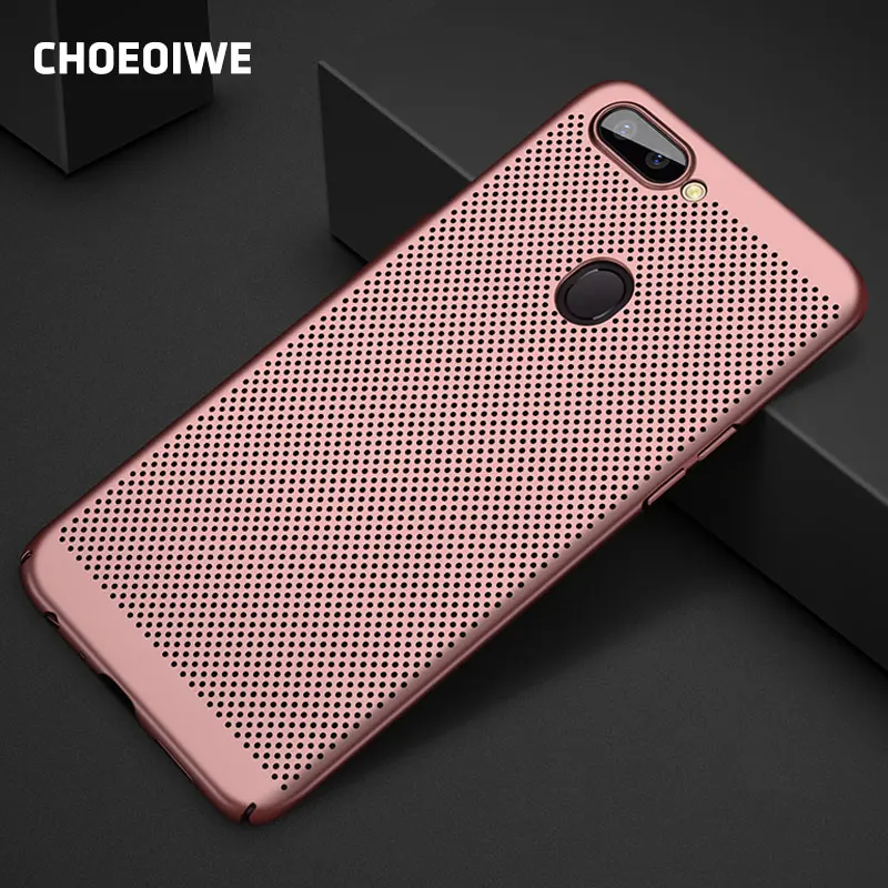 CHOEOIWE противоударный чехол для OPPO R11S дышащий жесткий матовый из поликарбоната Plus