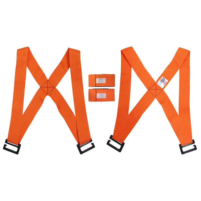 Goedkoop Oranje Terug Bandjes Normale Bandjes Metalen Clips Zware Meubels Onderarm Hefwerktuigen Moving Bandjes Cradle Riem Schouder Aid