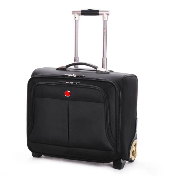 Travel tale 18 дюймов водонепроницаемый нейлоновый чемодан кабина для фотографирования с изображениями на чемоданы с колесами ручной клади - Цвет: A style fixed