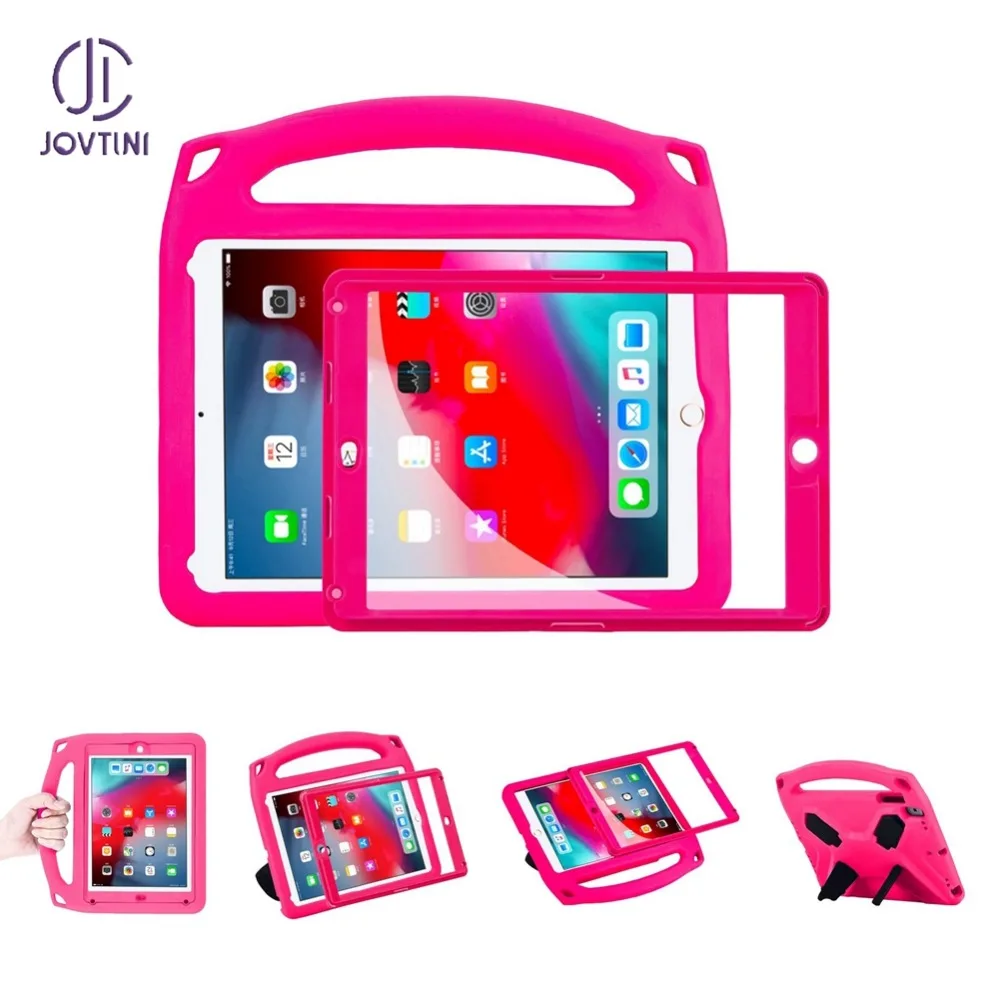 

Case For iPad 9.7 2018/2017/air/air2/Pro 9.7 Case 9.7 inch with screen protector full Shockproof Handheld Stand Kids Tablet Case