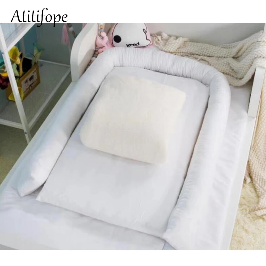 90x55x15 см детская хлопковая складная кровать Съемная кроватка портативная бионическая складная кровать подвижная Чистка Детская кровать