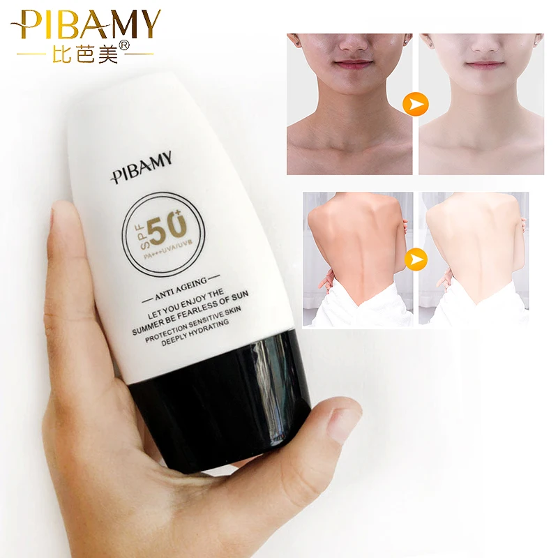 PIBAMY Sun Protection Sunscreen Protetor Whitening Uv Radiation Solar Sunscreen...