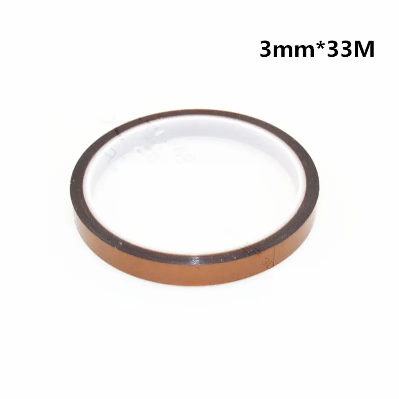 

Self-adhesive 3mm/5mm X33M High Temperature Heat Resistant Polyimide insulation Tape