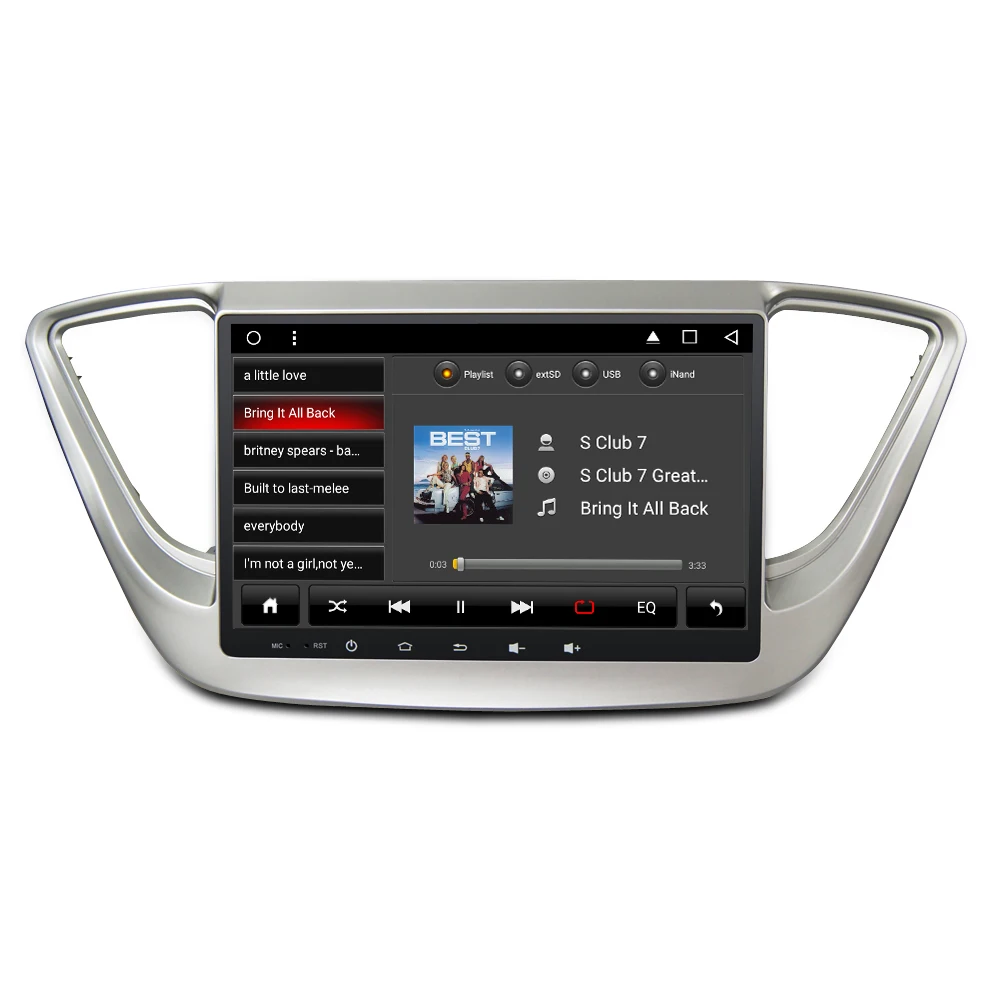 Flash Deal Android 8.1 Car DVD Player GPS Glonass Navigation Multimedia for Hyundai Verna 2017 Car PC Headunit Auto RDS Radio Audio Stereo 5