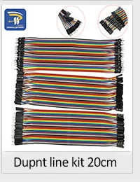 Dupont line 120 шт. 20 см 1 P-1 P мужской+ мужской женский и Женский Соединительный провод Dupont кабель для Arduino DIY Kit