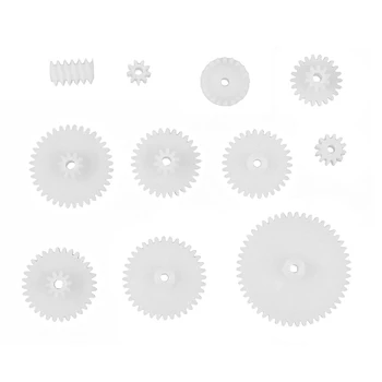 

F17639 JMT 11 Types Plastic Motor Gear Modulus 0.5 Science Gear DIY Model Toy Accessory for 2mm Shaft