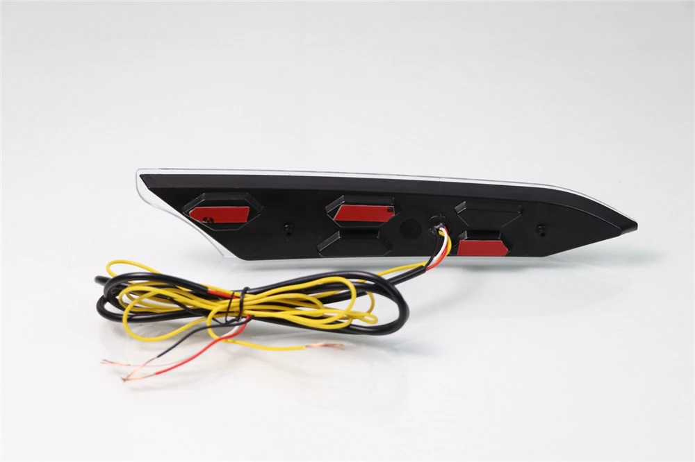 2 шт светодиодный для Toyota Rush DRL дневного света с желтыми поворотник Стиль реле 12 V ABS Водонепроницаемая противотуманная фара
