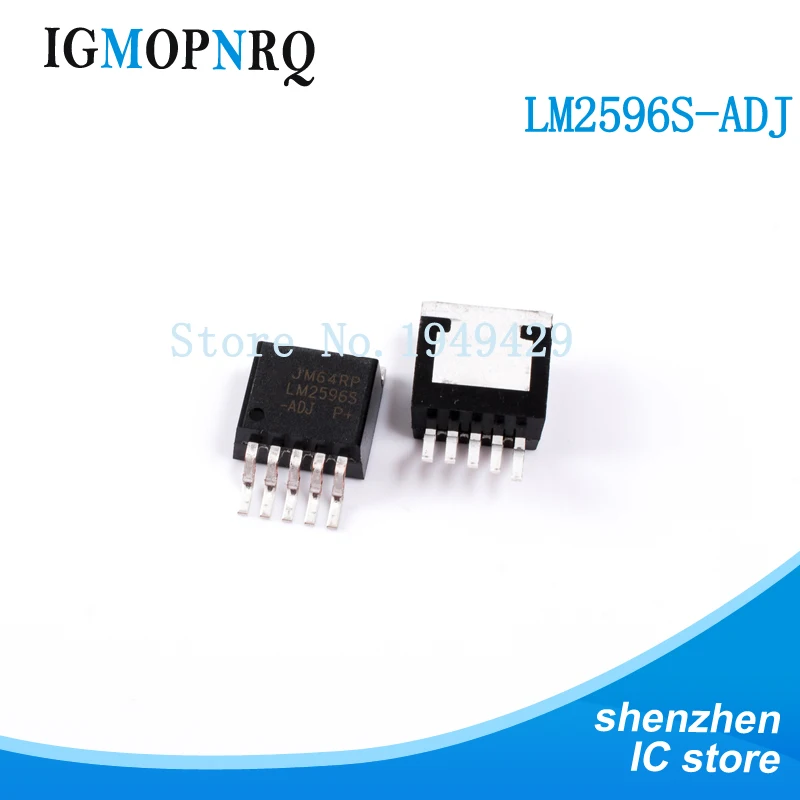 20PCS/Lot LM2596S-ADJ TO-263 LM2596S LM2596 150 kHz 3A Step-Down Voltage Regulator New Wholesale