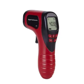 

Digital LCD Laser Tachometer Tach Range 2.5-99999RPM Non-Contact Motor Speed Meter Guage 9V Battery