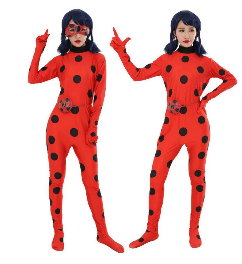 Lady bug Costume for Kid Adult Ladybug Costumes Cosplay Bag Girls Childre.....