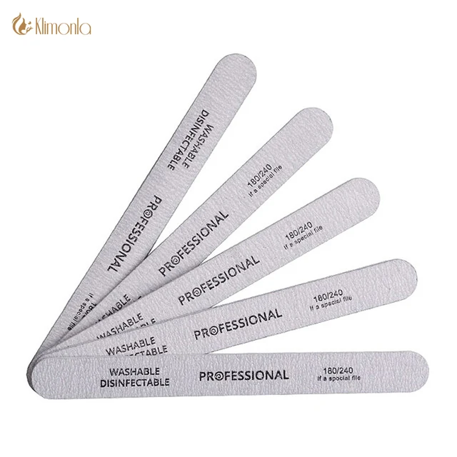 10pcs/lot Sandpaper Nail File for gel nails 180/240 Professional