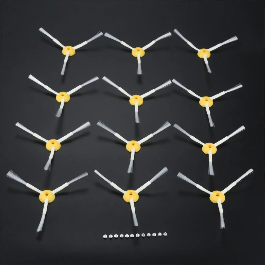 

12Set 3-Armed Side Brush For iRobot Roomba 600 700 Serie 528 595 615 620 630 650 660 760 770 782 Robot Vacuum Cleaner Spare Part