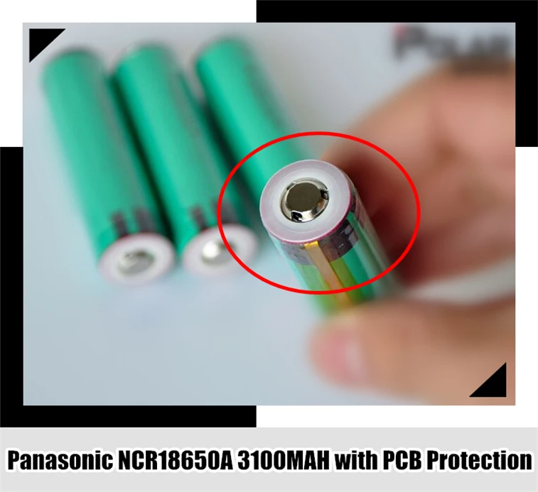 FedEx для Panasonic NCR18650A с печатной платой 3100mah 18650 3,6 V 3,7 V динамическая литий-ионная аккумуляторная батарея