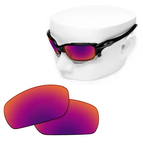 Поляризованные Сменные линзы OOWLIT для солнцезащитных очков-солнцезащитных очков Oakley Jawbone - Цвет линз: Purple Red Mirror