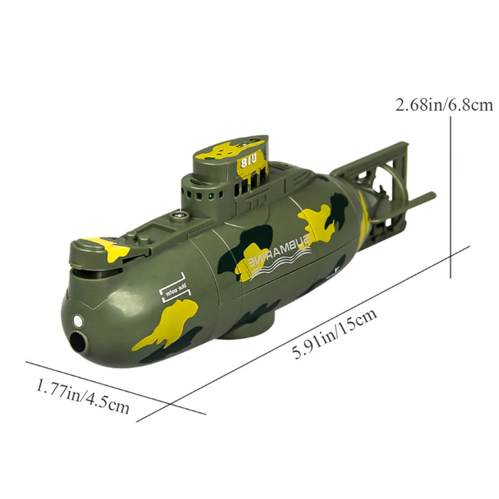 Мини RC Атомная подводная лодка с дистанционным радиоуправлением подводная игрушка Беспроводная свиная лодка моделирование модель пульт дистанционного управления с перезарядкой лодка