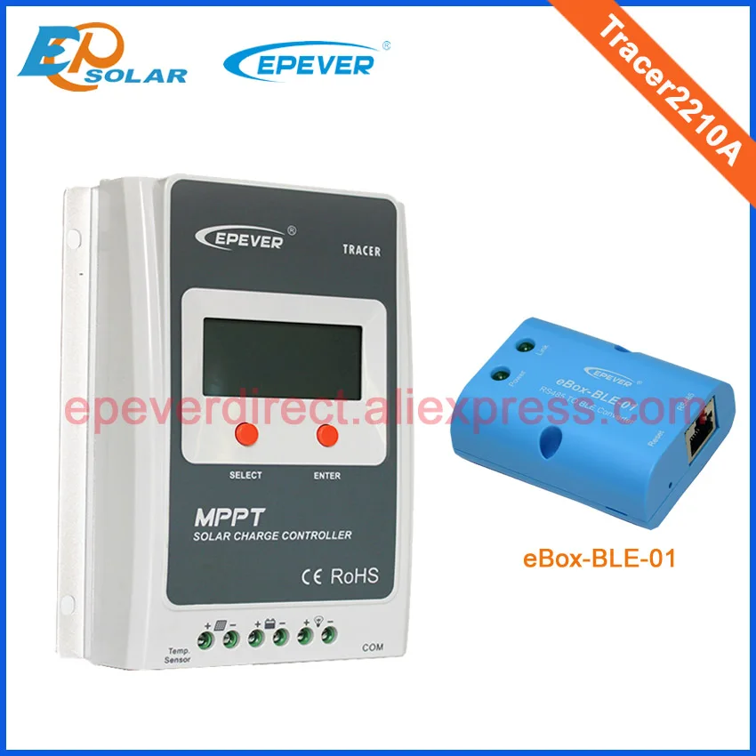 Solar regulator 20A MPPT Tracer2210A with wifi function for 12v 24v auto work two color choices mt50 solar regulator 20a mppt tracer2210a with ble and sensor for 12v 24v auto work